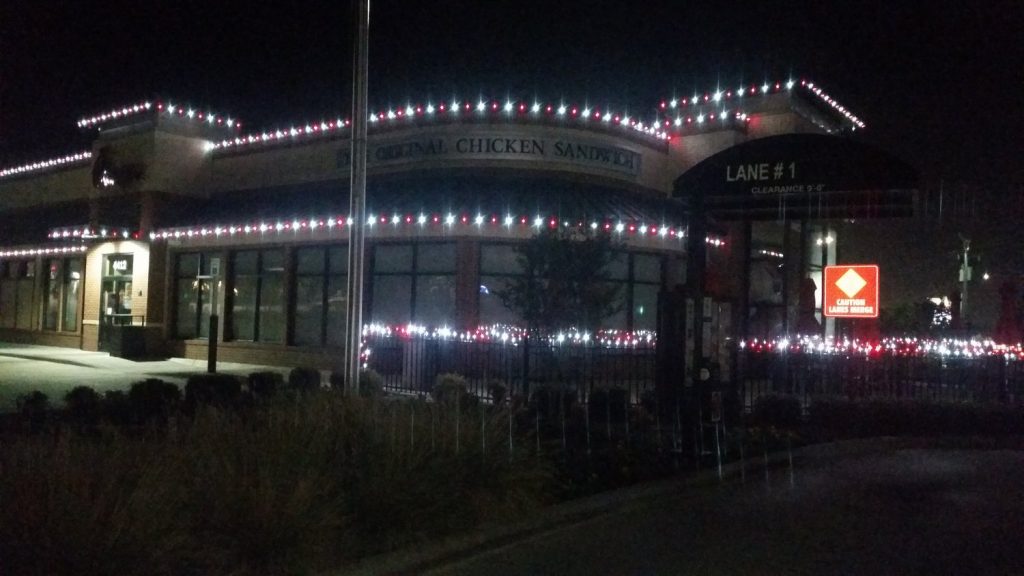 Commercial Christmas Light Installation