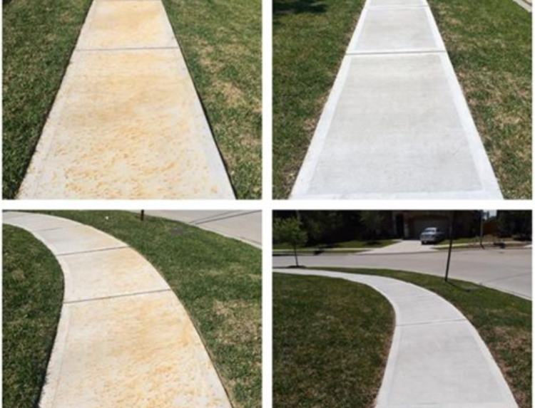 Sidewalk Pressure Washing