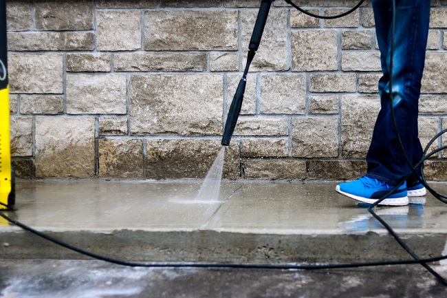 Damaging Concrete with a Pressure Washer